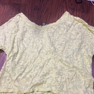Elegant Yellow Women's Top